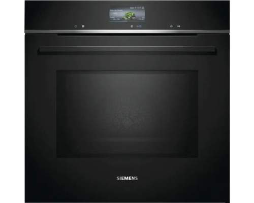 Siemens HM736G1B1C Einbau Backofen mit Mikrowellenfunktion 60x60 cm schwarz