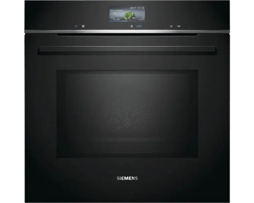 Siemens HM776G1B1C Einbau Backofen mit Mikrowellenfunktion 60x60 cm schwarz Siemens Backofen mit digitalem Display