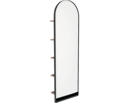 Spiegel mit Ablage Devo Cristal 2.0 BxHxS 40x130x17 cm antique rose/black Garderobenspiegel mit Ablagen