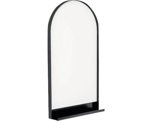 Miroir LED avec tablette Devo Cristal 2.0 lxhxp 40x76x10 cm black