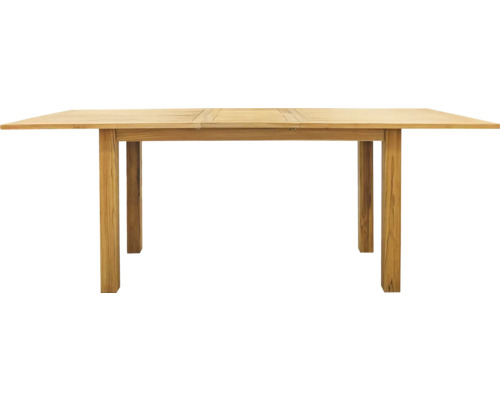 Ausziehbarer Gartentisch aus Teakholz