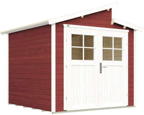 Holzgartenhaus mit Doppeltür und Satteldach