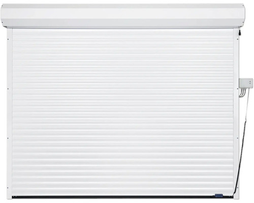 Weisser Rollladen für Fenster und Türen