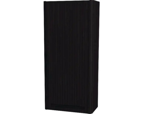 Hängeschrank mit 1 Tür Devo Gloria 2.0 rechts BxHxT 40x86x21 cm perfect touch black geriffelt