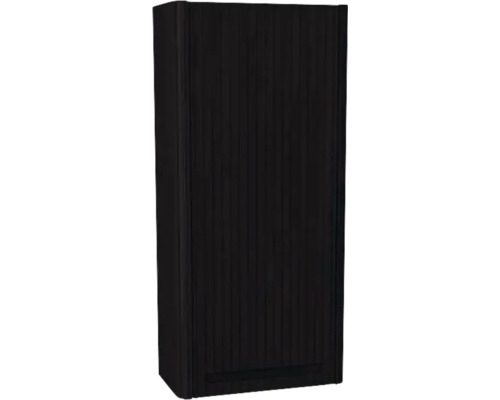 Hängeschrank mit 1 Tür Devo Gloria 2.0 links BxHxT 40x86x21 cm perfect touch black geriffelt