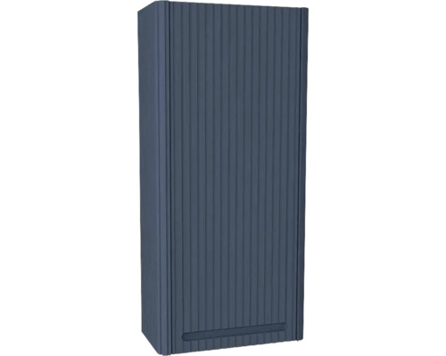 Hängeschrank mit 1 Tür Devo Gloria 2.0 links BxHxT 40x86x21 cm perfect touch parisian blue geriffelt