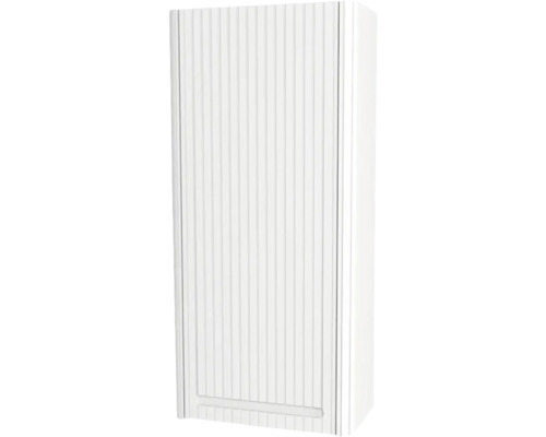 Armoire suspendue avec 1 porte Devo Gloria 2.0 droite lxhxp 40x86x21 cm premium white supermat strié