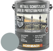 HORNBACH Metallschutzlack 3in1 matt silbergrau 2,5 L-thumb-0