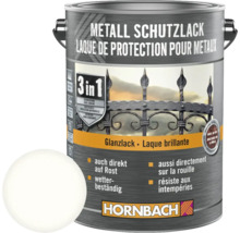 HORNBACH Metallschutzlack 3in1 glänzend weiss 2,5 l-thumb-0