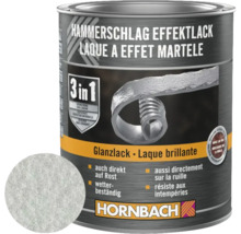 HORNBACH Hammerschlaglack Effektlack 3in1 glänzend silber 750 ml-thumb-0