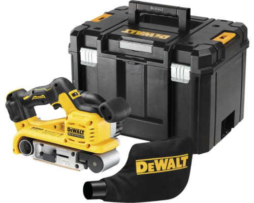DeWalt Ponceuse à bande sans fil 18 V DCW220NT-XJ sans batterie ni chargeur Ponceuse à bande avec sac à poussière et coffre à outils