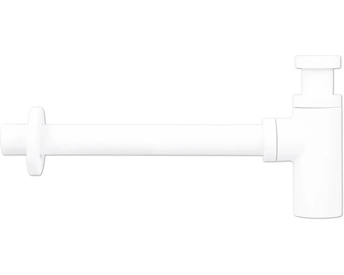 Siphon à tasse Differnz pour lavabo 1 1/4 pouce x 32 mm blanc mat 30.414.56