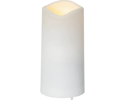 Lampe de cimetière LED Serene H 10 cm blanc