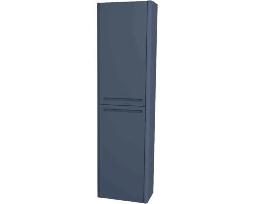 Armoire haute suspendue avec 2 portes Devo Gloria 2.0 gauche lxhxp 40x172x33 cm perfect touch parisian blue lisse