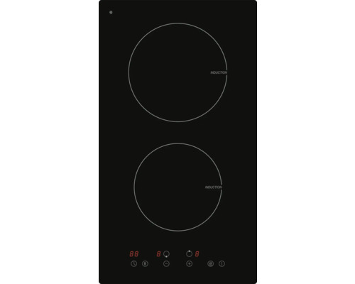 PKM IF2 G Domino Induktionskochfeld Rahmenlos 30 cm 2 Kochzonen autark
