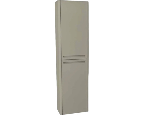 Armoire haute suspendue avec 2 portes Devo Gloria 2.0 droite lxhxp 40x172x33 cm stone grey supermat lisse