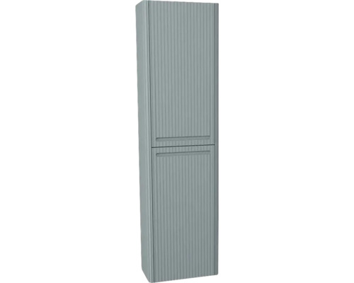 Armoire haute suspendue avec 2 portes Devo Gloria 2.0 droite lxhxp 40x172x33 cm fjord strié