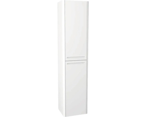 Armoire haute suspendue avec 2 portes Devo Gloria 2.0 droite lxhxp 45x165x26 cm premium white supermat lisse