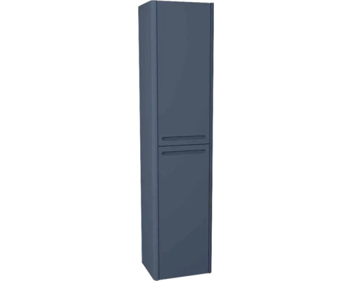 Armoire haute suspendue avec 2 portes Devo Gloria 2.0 droite lxhxp 45x165x26 cm perfect touch parisian blue lisse