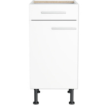 Meuble bas blanc avec tiroir et porte pour la cuisine