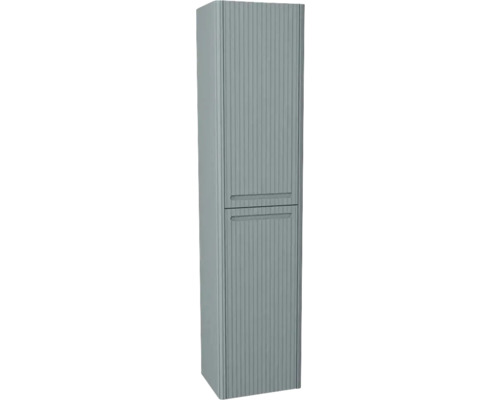 Armoire haute suspendue avec 2 portes Devo Gloria 2.0 droite lxhxp 45x165x26 cm fjord strié