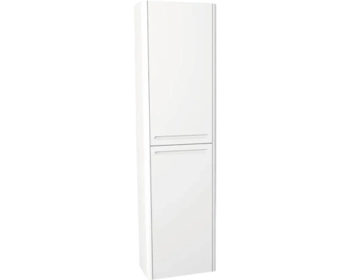 Hängehochschrank mit 2 Türen und Wäschekorb Devo Gloria 2.0 rechts BxHxT 40x172x33 cm premium white supermatt glatt