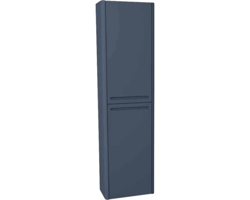 Armoire haute suspendue avec 2 portes Devo Gloria 2.0 droite lxhxp 40x172x33 cm perfect touch parisian blue lisse