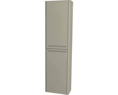 Armoire haute suspendue avec 2 portes Devo Gloria 2.0 gauche lxhxp 40x172x33 cm stone grey supermat lisse