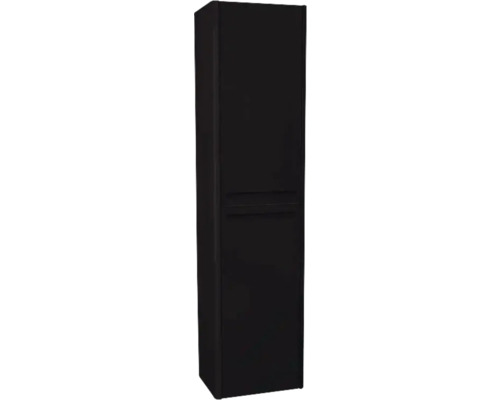 Armoire haute suspendue avec 2 portes Devo Gloria 2.0 gauche lxhxp 40x172x33 cm perfect touch black lisse