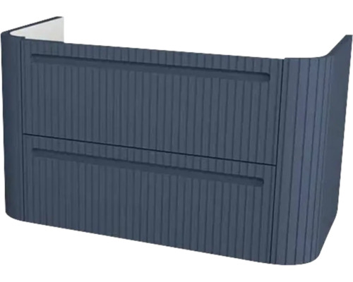 Waschtischunterschrank Devo Gloria 2.0 86x50x42 cm perfect touch parisian blue geriffelt Waschtischunterschrank Devo Gloria 2.0 86x50x42 cm perfect touch parisian blue geriffelt