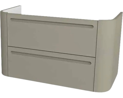 Waschtischunterschrank Devo Gloria 2.0 86x50x42 cm stone grey supermatt glatt