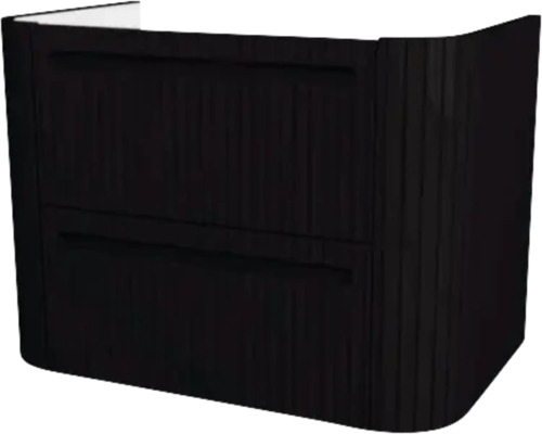 Meuble sous vasque Devo Gloria 2.0 70x50x42 cm perfect touch black strié