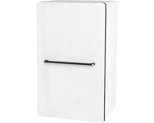 Armoire suspendue avec 1 porte Devo Sonus 2.0 gauche lxhxp 38x63x30 cm arctic white haute brillance