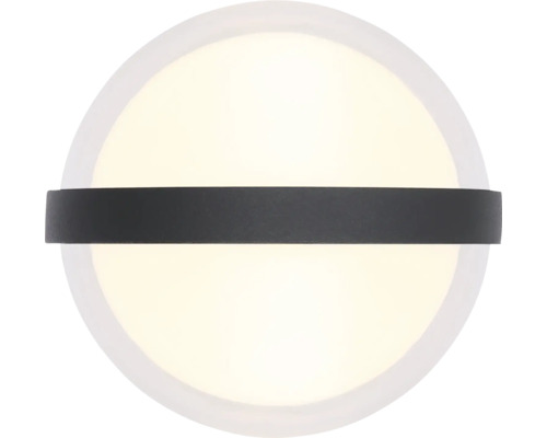 Applique murale ronde avec bande centrale noire