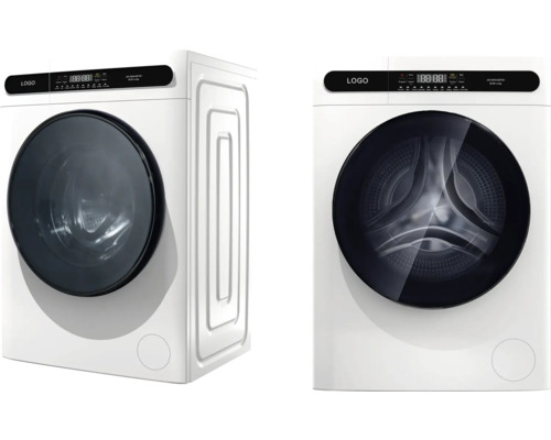 Vue de face d''un lave-linge