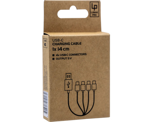 USB-C Ladekabel, Länge 14 cm