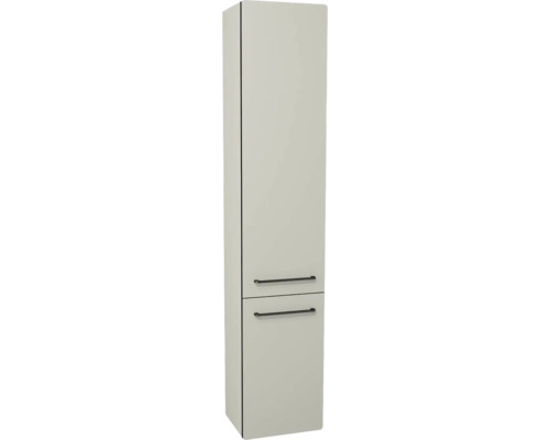 Armoire haute suspendue avec 2 portes Devo Sonus 2.0 droite lxhxp 38x186x30 cm classico coquille