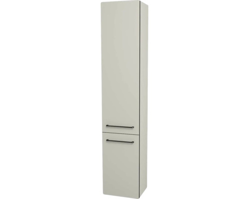 Armoire haute suspendue avec 2 portes Devo Sonus 2.0 gauche lxhxp 38x186x30 cm classico coquille