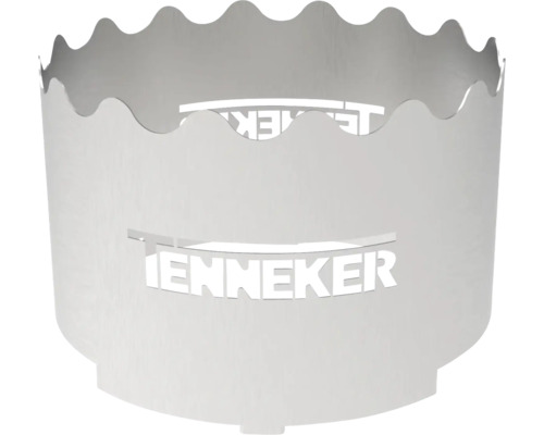Panier à charbon de bois pour barbecue Tenneker Logo en métal