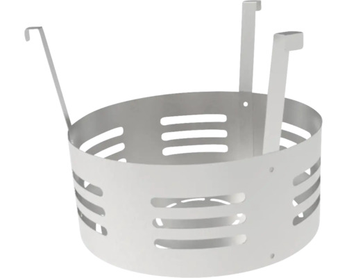 Grillkohlekorb aus Metall mit Aufhängevorrichtung