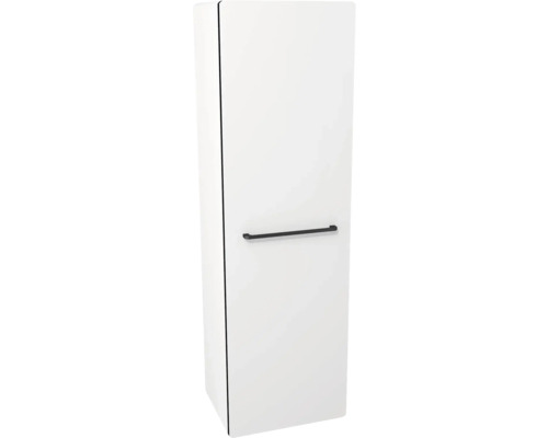 Armoire suspendue avec 1 porte Devo Sonus 2.0 droite lxhxp 38x124.5x30 cm arctic white haute brillance