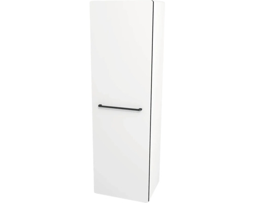 Armoire suspendue avec 1 porte Devo Sonus 2.0 gauche lxhxp 38x124.5x30 cm arctic white haute brillance