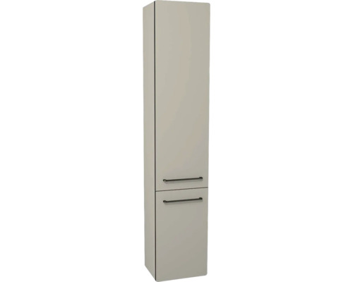 Armoire haute suspendue avec 2 portes Devo Sonus 2.0 droite lxhxp 38x186x30 cm dakar suedette mat