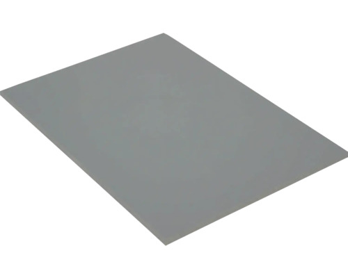 Kompaktplatte melaminharzbeschichtet grau 1200 x 600 x 6 mm Panneau en plastique
