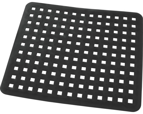 Tapis d'évier Quadro noir 29x31.5 cm