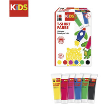 Peinture pour t-shirt Marabu KiDS 6x 36 ml