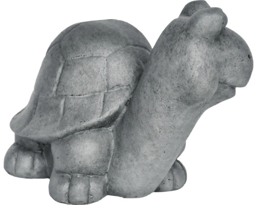 Figurine décorative de tortue grise pour le jardin