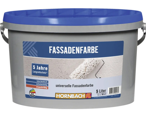 Seau de peinture de façade, 5 litres, avec logo Hornbach