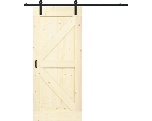 Holzschiebetür mit Beschlagsatz