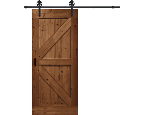 Holzschiebetür mit Beschlagsatz